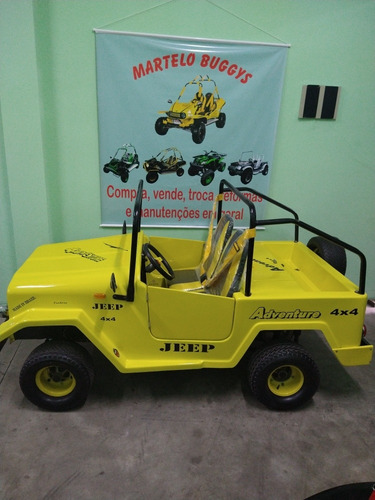 Míni Buggy Jeep Completo Único Com Portas E Setas 215cc 4t !