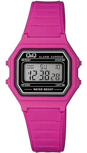 Relógio Q&q By Japan Feminino Digital Rosa Original + Nf