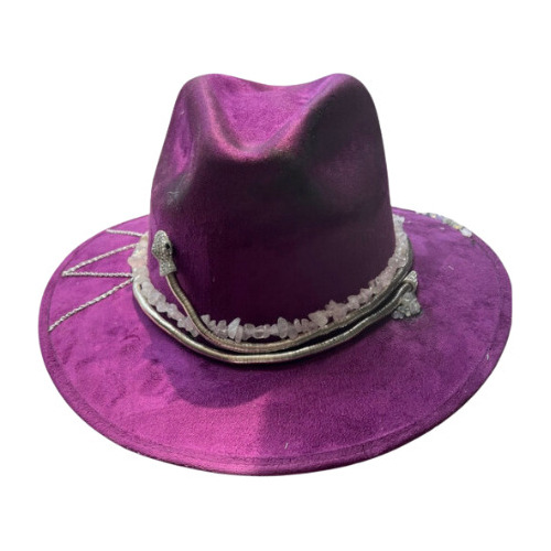 Sombrero  Cuarzo  Modelo Indy Material Gamuza