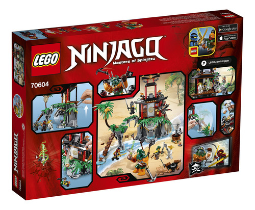 Kit De Construcción Lego Ninjago Tiger Widow Island 70604 (4