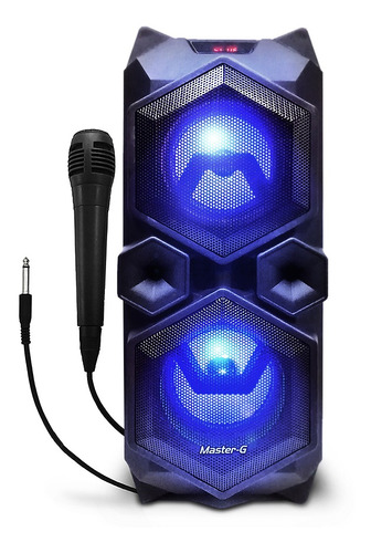 Imagen 1 de 5 de Parlante Karaoke Bluetooth Twister Master G + Micrófono