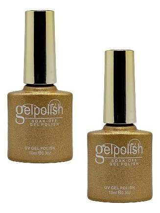 Dos Esmaltes Reflectivos Uv Gelpolish 10ml 