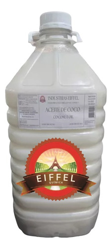 Aceite Coco Neutro Pren. Frio 5 Lts. Mat Prima Bidon Cristal