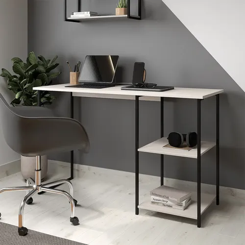 Mesa Escrivaninha P Escritório Organizadora Office P Estudo Fendi / Preto