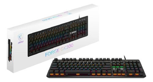 Teclado Gamer Msi Forge Gk300