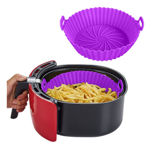 Freidora De Aire Molla De Silicona M Air Fryer Molde For Ho