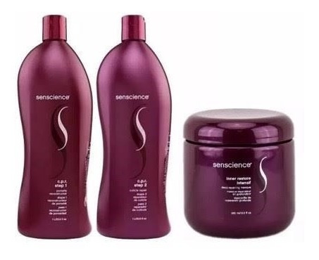 Senscience Kit Cpr Passos 1 E 2 1l + Mascara Inner 500ml