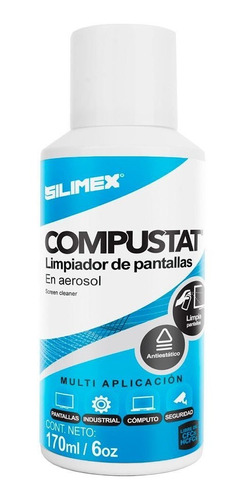 Limpiador Antiestatico Pantallas  Tv Pc Laptop Spay  170ml