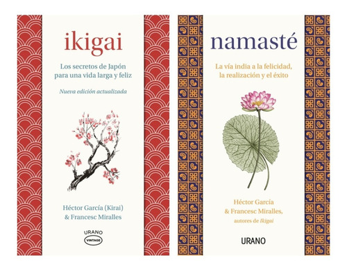 Ikigai Vintage + Namaste - Hector Garcia - Urano - 2 Libros