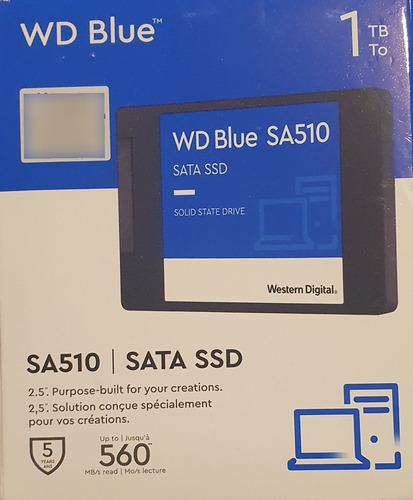 Disco Solido Sata Ssd Wd Blue Sa510 1tb Nuevo