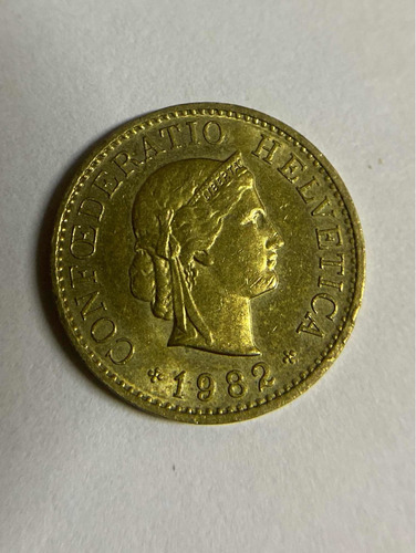 Moneda Suiza 5 Rappen De 1982 Envio Gratis