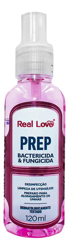 Spray Prep Real Love 120 Ml Para Cuidados Da Unha Gel Anvisa