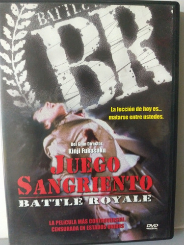 Juego Sangriento Battle Royale En Español Latino Japón Dvd (Usado)