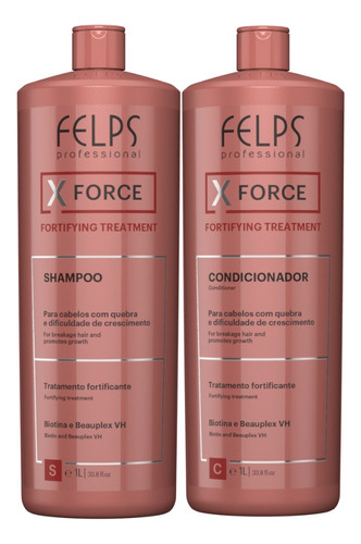 Felps Xforce Shampoo + Condicionador 1 Litro