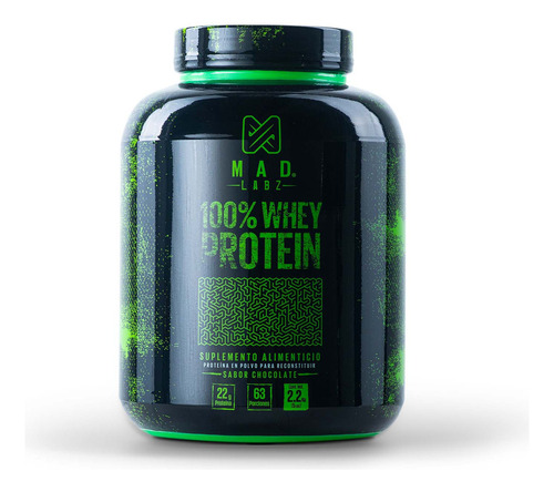 Proteína Mad Labz 100% Whey 2.26kg Sabor Chocolate MDN Sports