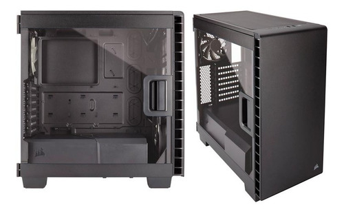 Gabinete Gamer Corsair Carbide 400c Black Ventana Negro