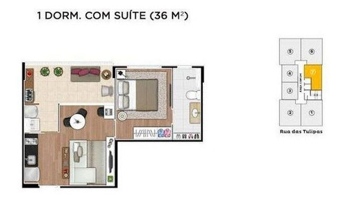 Imagem 23 de 25 de Apartamento Com 1 Dormitório À Venda, 36 M² Por R$ 290.000,00 - Vila Prudente - São Paulo/sp - Ap5915