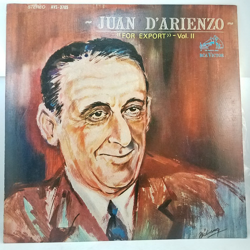 Juan D'arienzo - For Export Vol. 2 - Tango Vinilo Lp - Mb