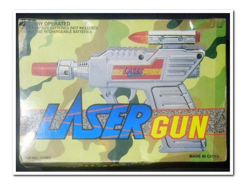 Pistola Laser Gun, Operativa + 2 Pilas Aa