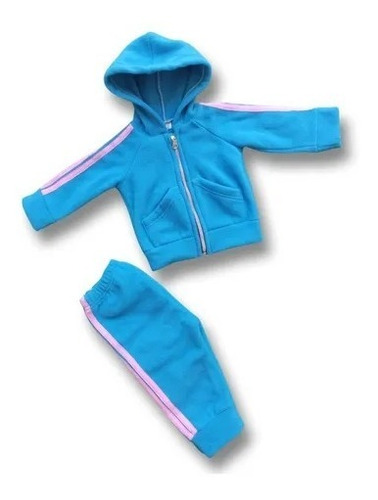 Conjunto Pantalon Buzo + Poleron Bebe Micropolar