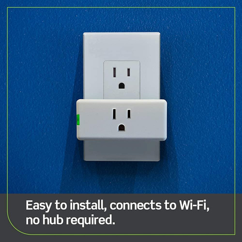 Enchufe Inteligente Leviton Decora Wi-fi 2ª Gen, Compatible