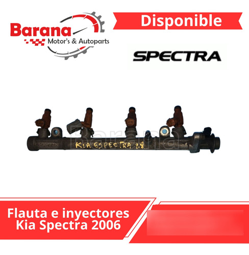 Flauta E Inyectores Kia Spectra 2006