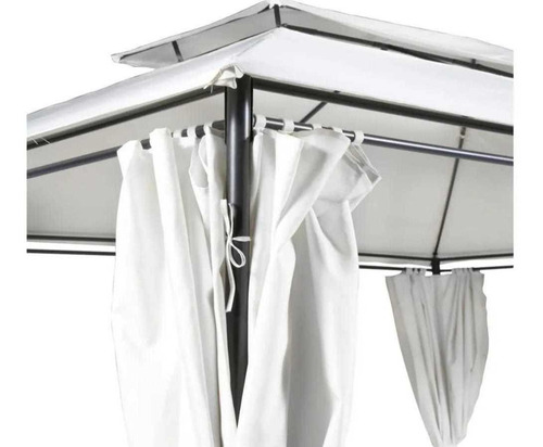 Imagen 4 de 4 de Toldo Pergola Romana 3x4 Con Cortinas