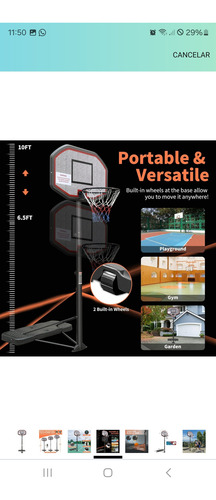 Tablero De Basketball Portatil (Usado)