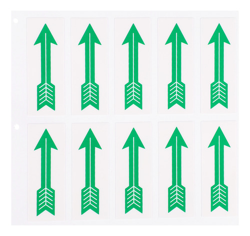 Calcomanías De Identificación Direccional, 10 Unidades