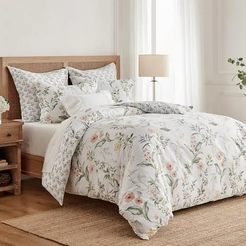 Juego De Funda Nórdica Viviana - Floral - Algodón