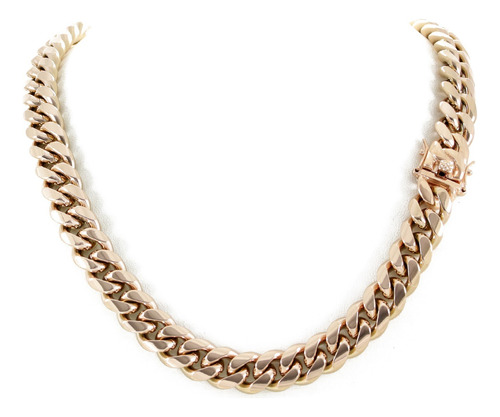 Harlembling Hombre Miami Cuban Link Chain 14k 18k Oro Amaril