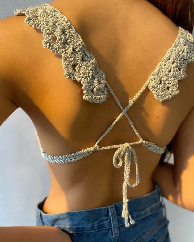 Imagen 2 de 4 de Top Bikini Crochet