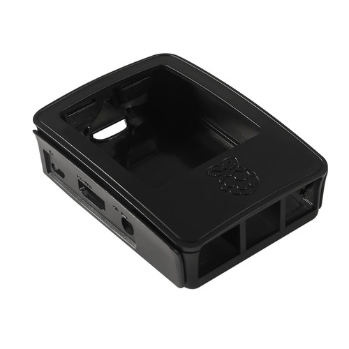 Case Oficial Preta Para Raspberry Pi 3 Model B E B+