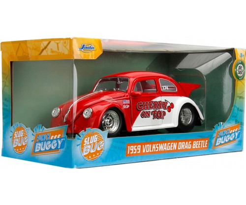 Jada 34230 1:24 Punch Buggy 1959 Vw Drag Beetle