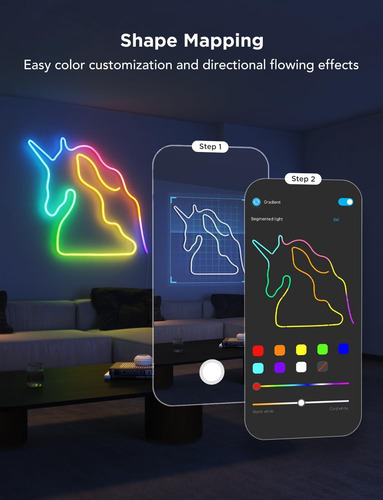 Tira Led Neón Smart Govee Neon Rope Light 2 Rgbic 3 Metros