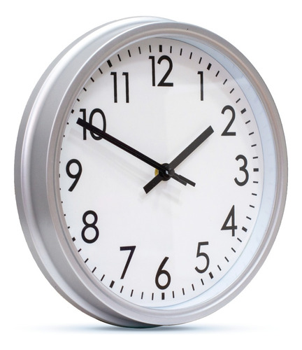 Imagen 1 de 2 de Reloj De Pared Clasico Colores 25cm