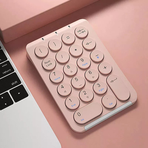 Teclado Numérico Inalámbrico Teclado Numérico Teclas Redonda