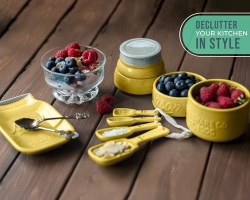 Juego De Utensilios De Cocina Vintage Mason Jar De Comfify -