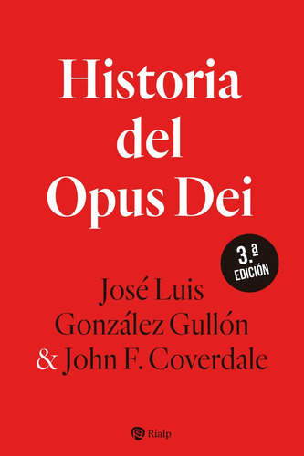 Libro Historia Del Opus Dei Rustica - Gonzalez Gullon, Jo...