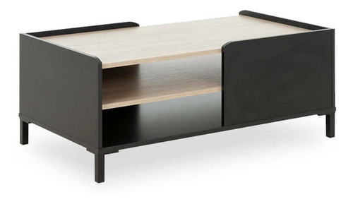 Mesa De Centro Damer Negro Këssa Muebles