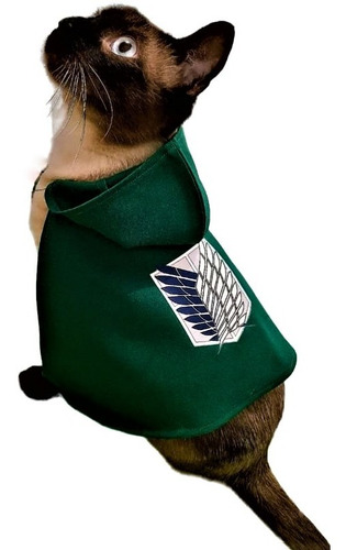 Capa Para Mascota Shingeki No Kiojin Attack Titan Perro Gato