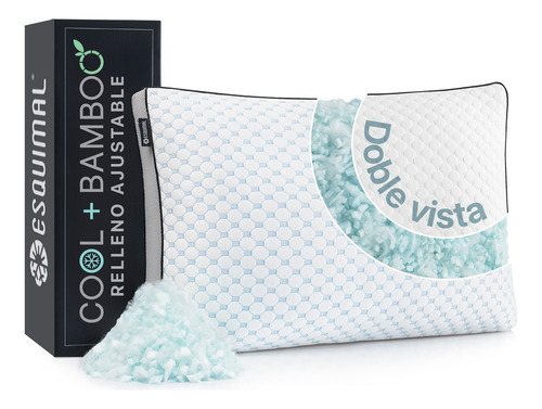 Almohada Cool+bambú Esquimal Memory Foam Ajustable King Size