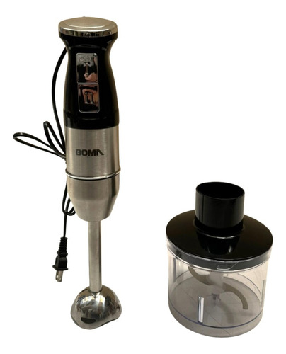 Batidora De Mano 4 En 1 Boma Bm-8006s Potencia 500w Color Plateado Plateado