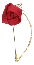 Comprar Novio Flor Pin Borla Cadena Rosa Boutonniere Para Novio