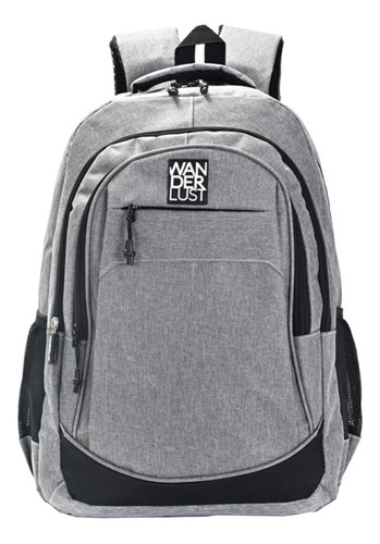 Mochila  Wanderlust Urbanmode Microfibra Portanotebook Gris