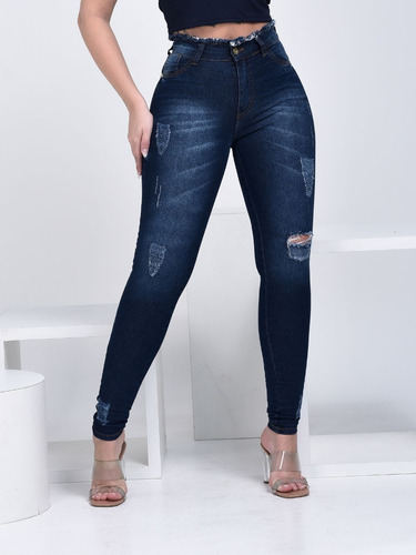 Calça Jeans Feminina Premium Modeladora Hot Pants Barato