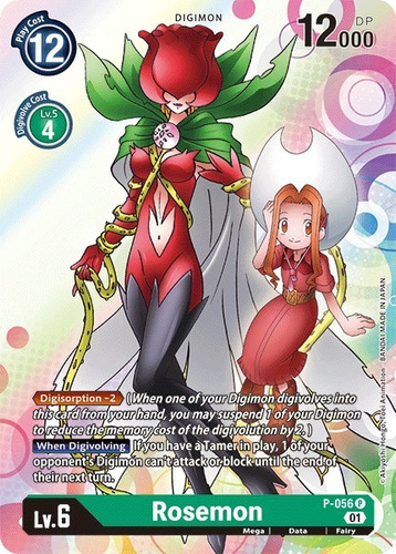 Digimon Tcg P-056 Rosemon - Promo