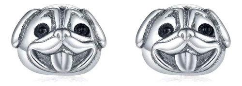 Presentski Pug Dog Pendientes Para Mujer, Bulldog Puppy Anim