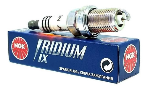 1 Unidade Vela Ngk Iridium Grau 9 Fria Bkr9eix  16mm