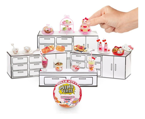 Mini Verse Make It Mini Food Hello Kitty 1 Pza Sorpresa